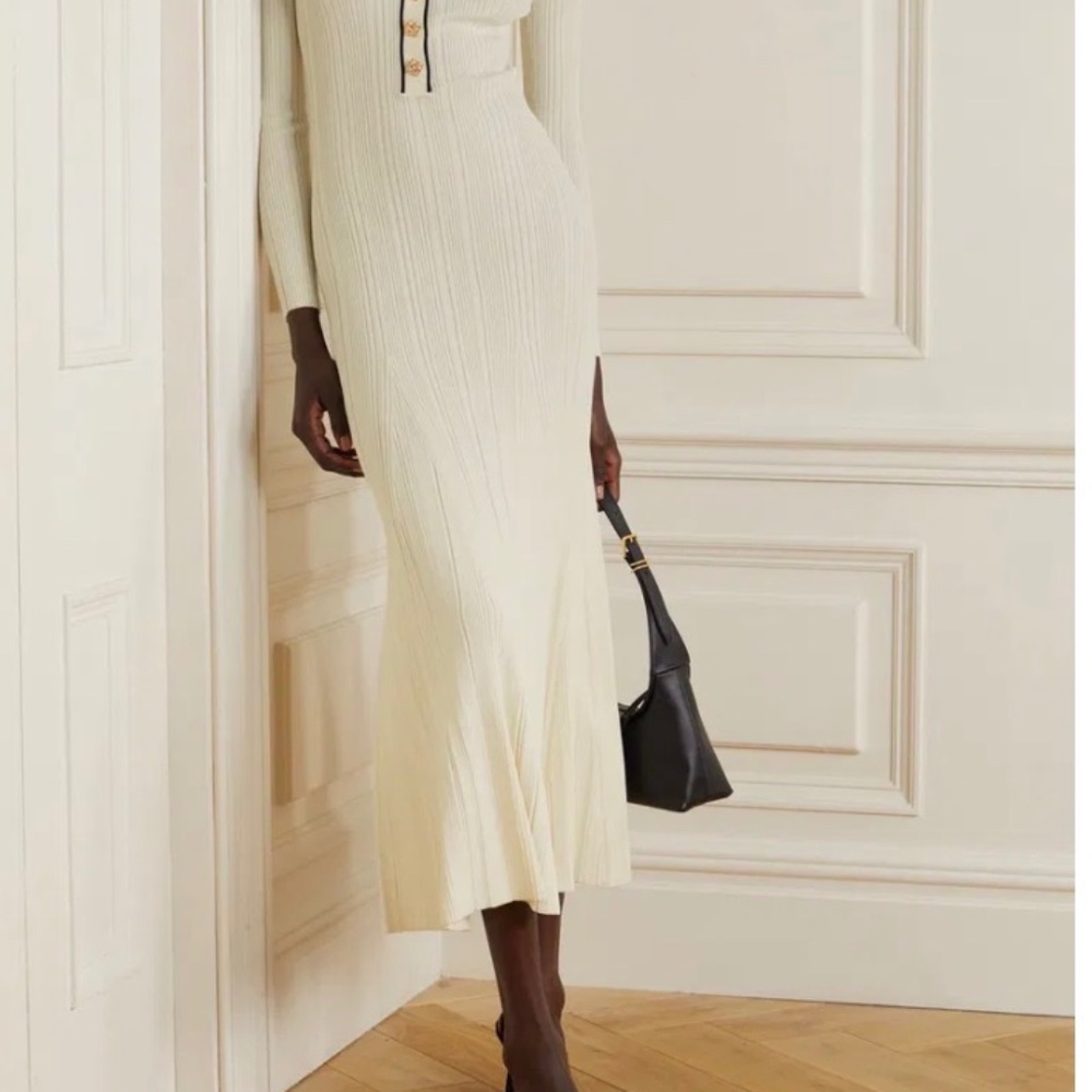 Self Portrait Maxi Long Sleeve dress